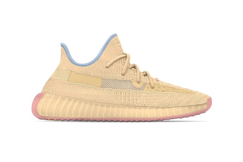La YEEZY BOOST 350 V2 apparaît dans deux nouveaux coloris, "Flax" et "Linen"