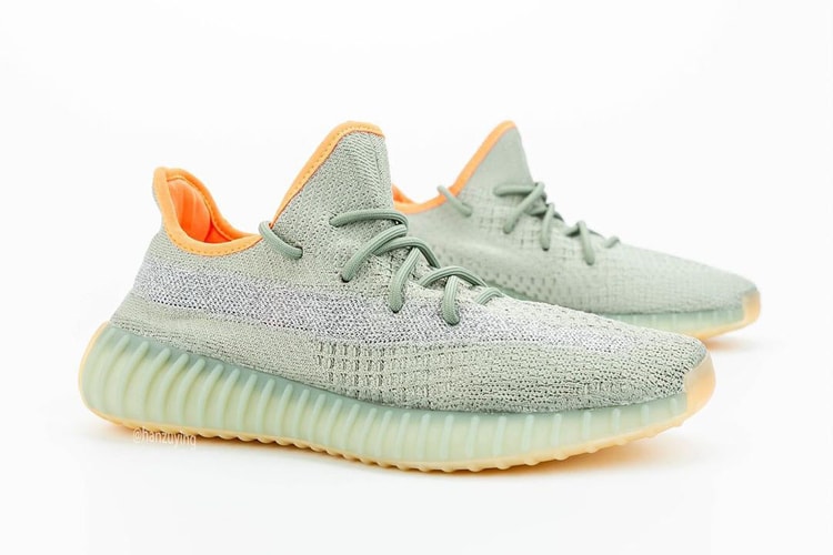 Un nouvel aperçu détaillé et on-feet de la YEEZY BOOST 350 V2 "Desert Sage"