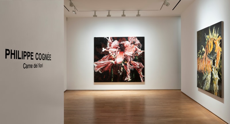 Le peintre Philippe Cognée se questionne sur la relation végétale et animale dans son exposition à la Galerie Templon