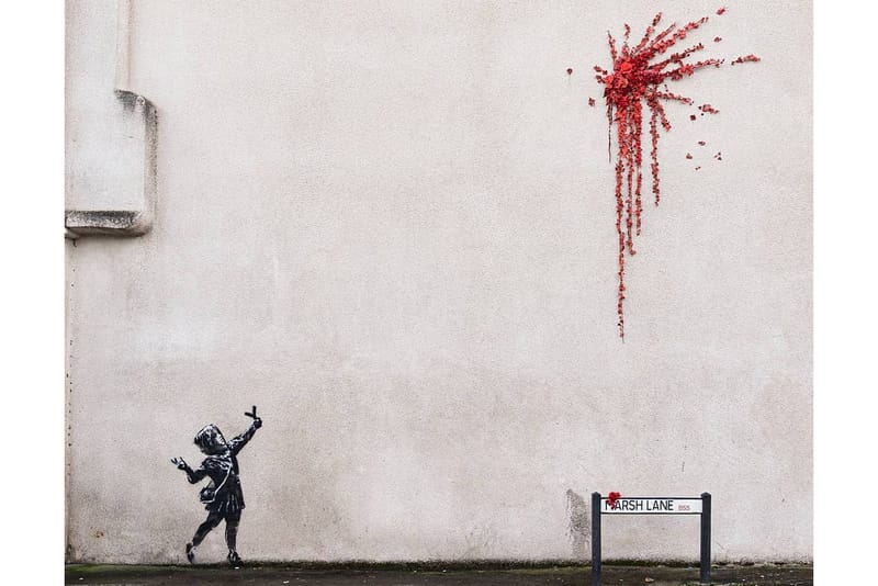 UPDATE : Banksy est "assez content" que sa dernière œuvre ait été vandalisée