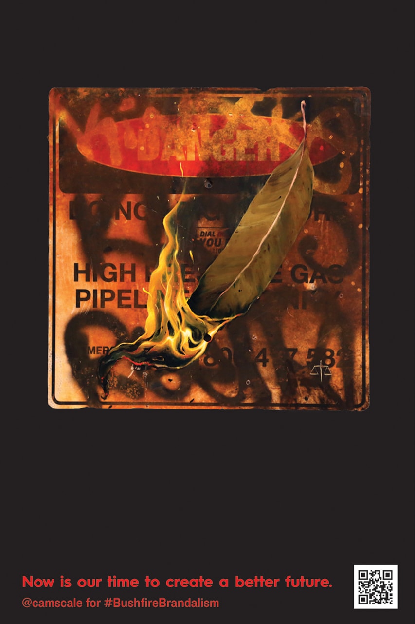 Photos Bushfire Brandalism