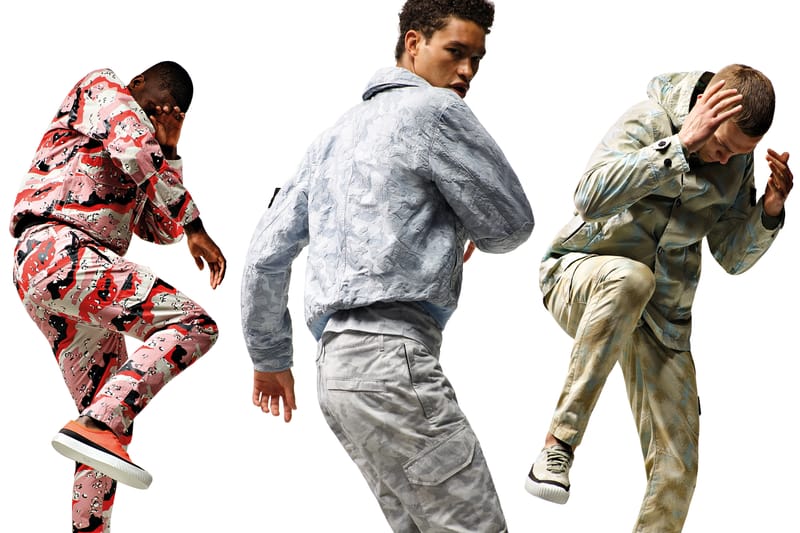 Stone Island habille sa nouvelle collection de motifs camouflages colorés