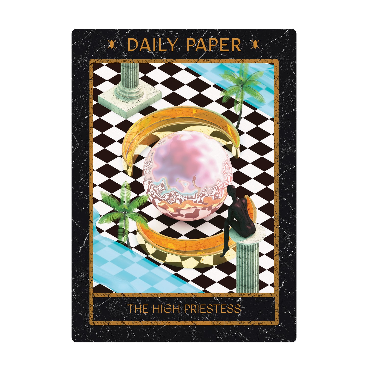 Daily Paper et l'artiste ghanéen David Alabo imaginent une collection avec des cartes de tarot afro-surréaliste