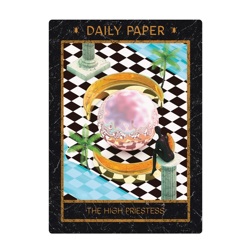 Daily Paper et l'artiste ghanéen David Alabo imaginent une collection avec des cartes de tarot afro-surréaliste