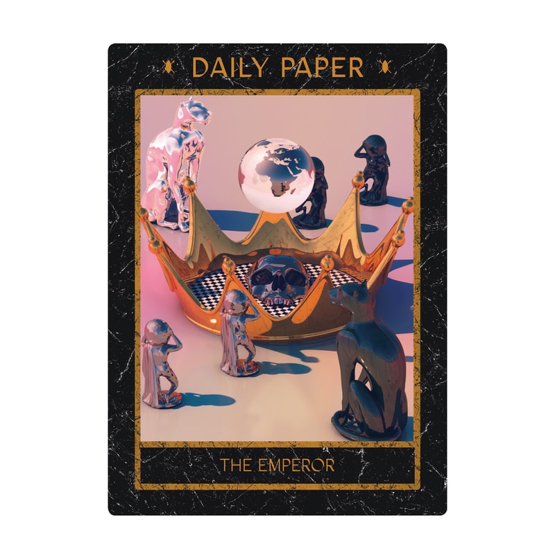 Daily Paper et l'artiste ghanéen David Alabo imaginent une collection avec des cartes de tarot afro-surréaliste