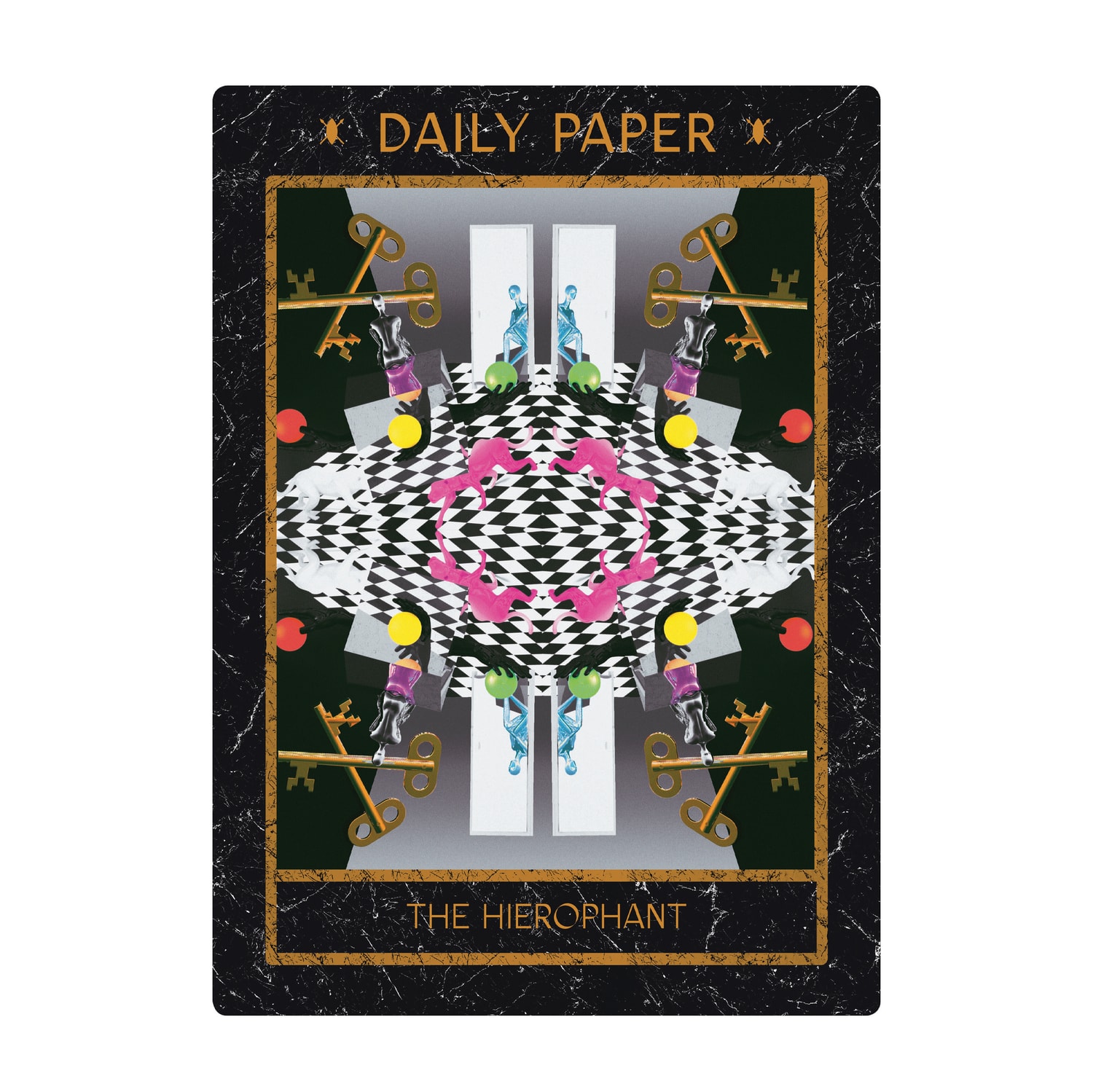 Daily Paper et l'artiste ghanéen David Alabo imaginent une collection avec des cartes de tarot afro-surréaliste