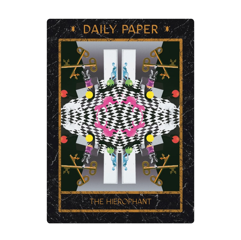 Daily Paper et l'artiste ghanéen David Alabo imaginent une collection avec des cartes de tarot afro-surréaliste