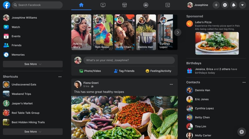 Facebook passe au dark mode sur le web et voici comment l'activer