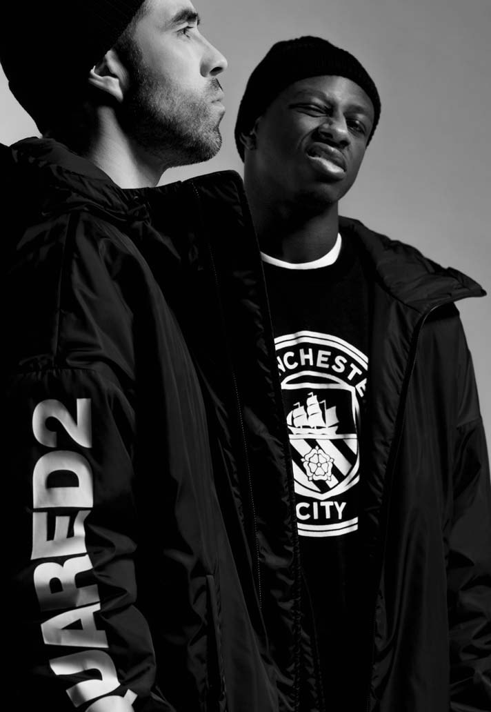 Dsquared2 et Manchester City dévoilent leur nouvelle collection