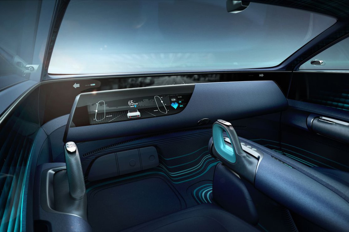 Hyundai présente un concept car sans volant mais avec joysticks
