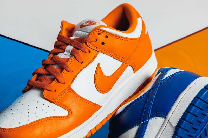 Photo Nike Dunk Low "Kentucky" et "Syracuse"