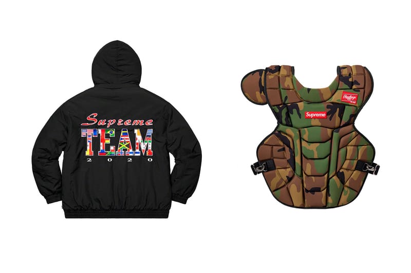 Plastron, collab avec Rammellzee mais aussi Schott... Voici la liste et les prix du drop Supreme de la semaine