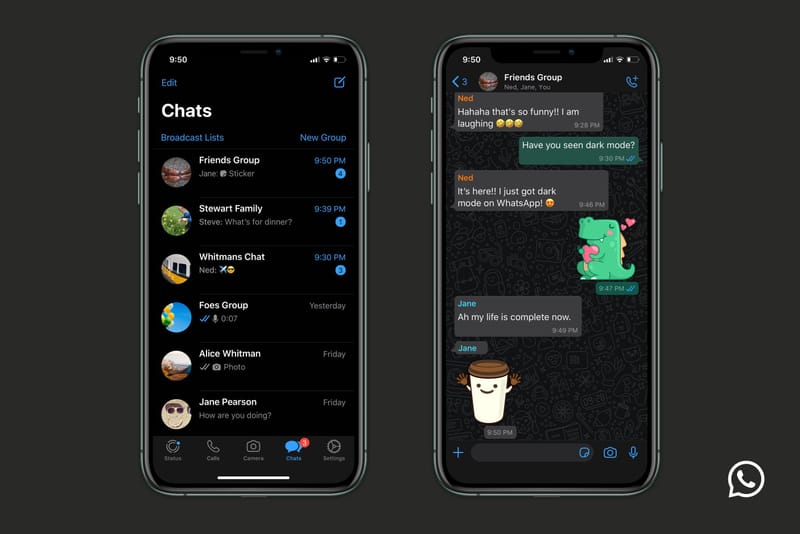 WhatsApp passe enfin au dark mode et voici comment l'activer