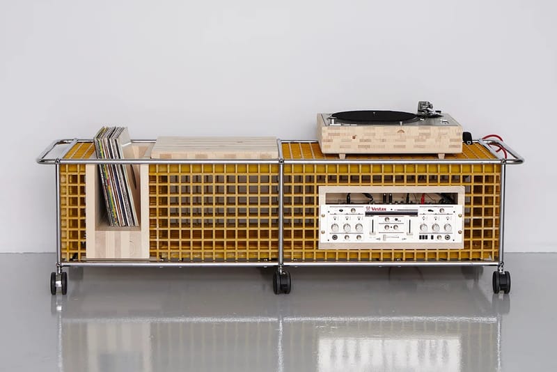 Des designers réinventent les cadres vintage USM Haller avec des matériaux upcyclés