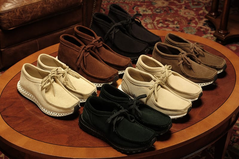 Les technologies 4D et Ultraboost arrivent sur The 8th Street Wallabee par Ronnie Fieg pour adidas Originals & Clarks Originals