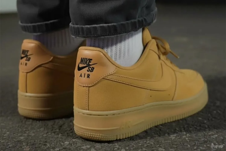 Premières images de la Nike SB Air Force 1 Low « Flax »
