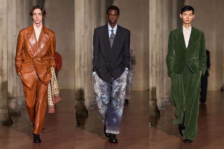 SOSHIOTSUKI dévoile ses collabs ASICS & PROLETA RE ART sur le défilé FW26 de Pitti Uomo