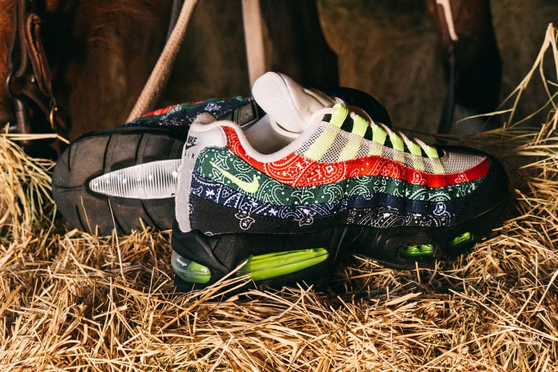 Sneaker Politics dévoile la Nike Air Max 95 OG « Bandana » pendant le SXSW