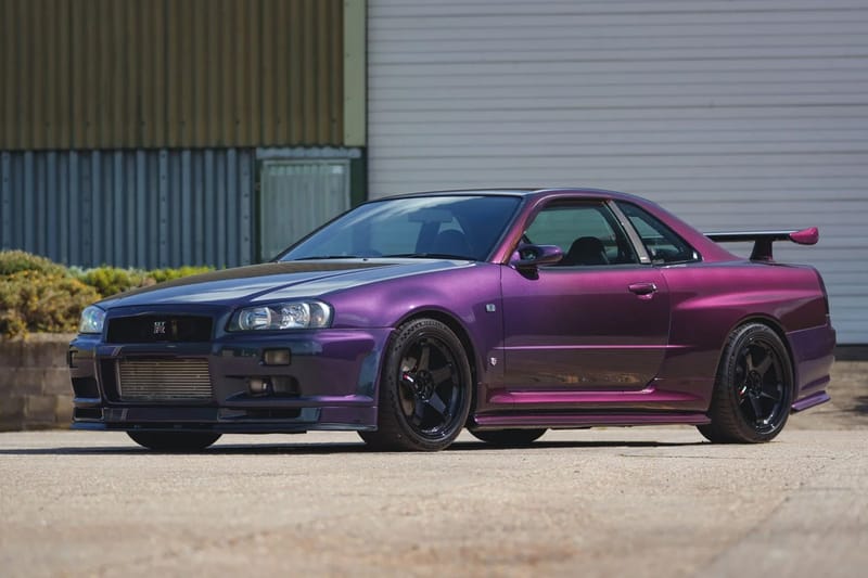 Une collection inédite de Nissan R34 Skyline GT‑R arrive aux enchères