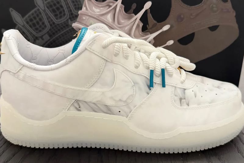 LeBron James et Nike signent une Air Force 1 Low « Marble » au look royal