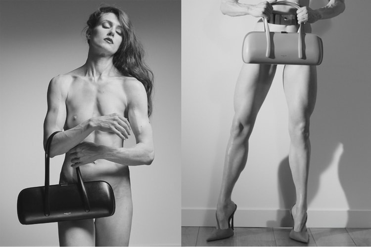 La première campagne de sacs Mugler met en scène une culturiste nue