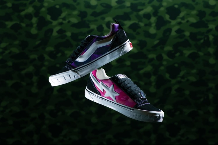 Vans et BAPE s’allient pour une Knu Skool audacieuse, boostée au camo