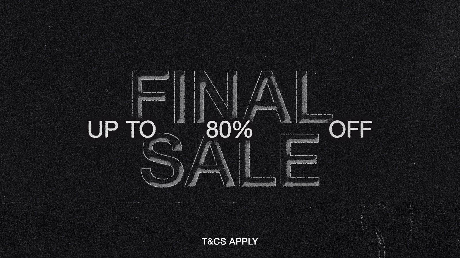 Final Sale - Up to 80% off