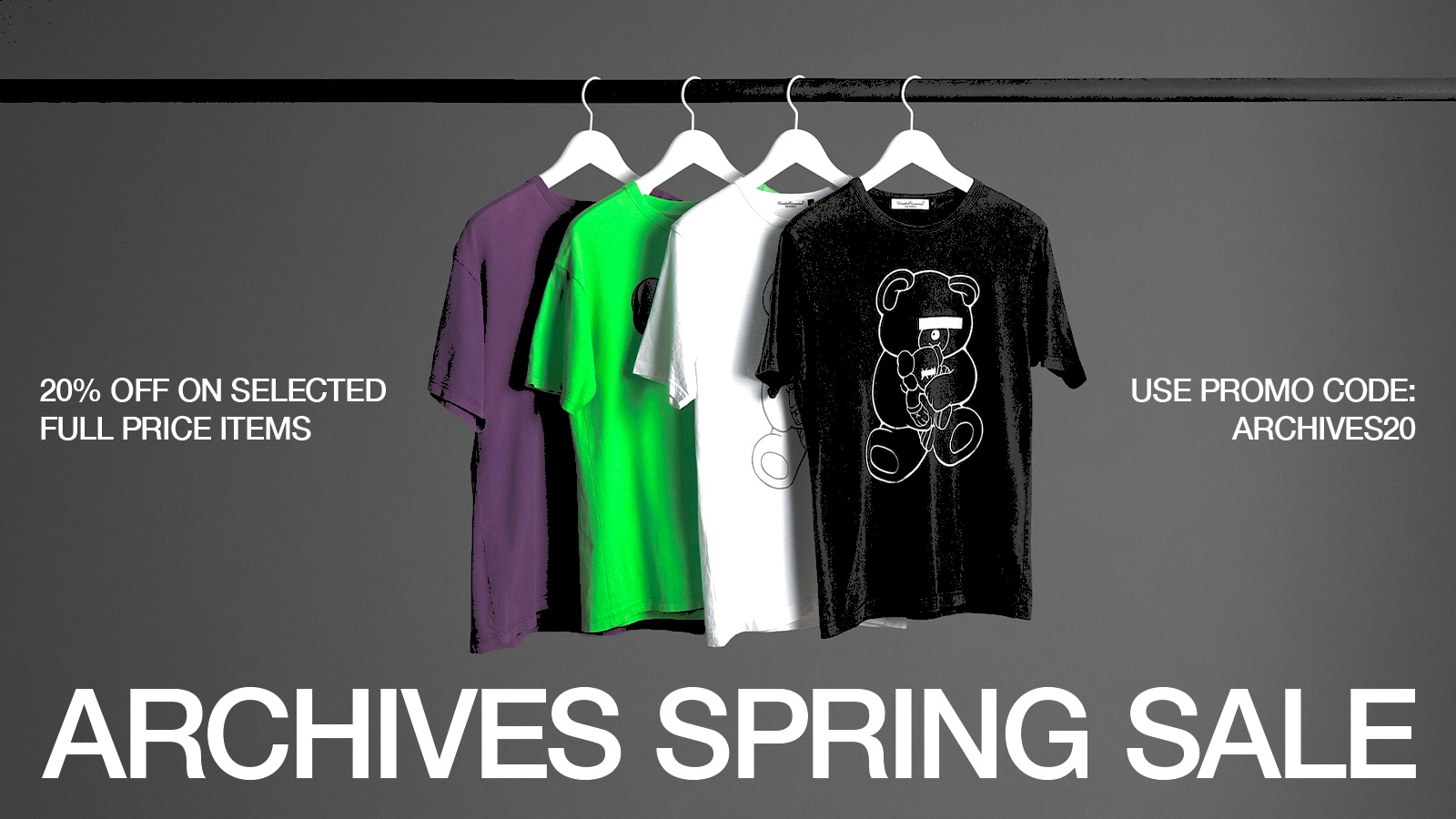 Archives Spring Sale: 20% Off on selected full price items