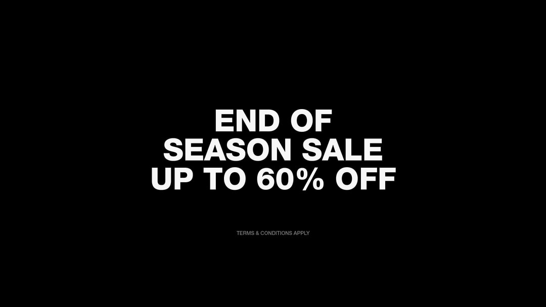 End of Season Sale