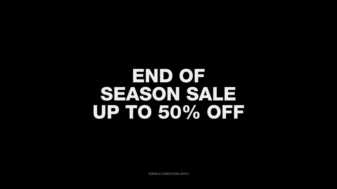 End of Season Sale