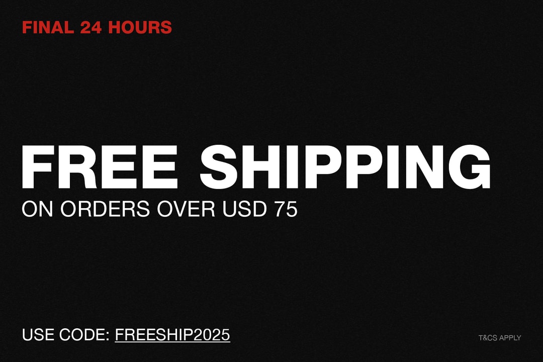 Free Shipping on orders over USD 75