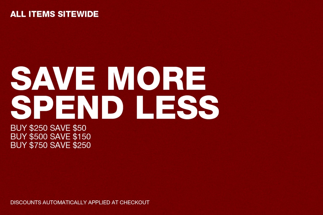 Save More, Spend Less