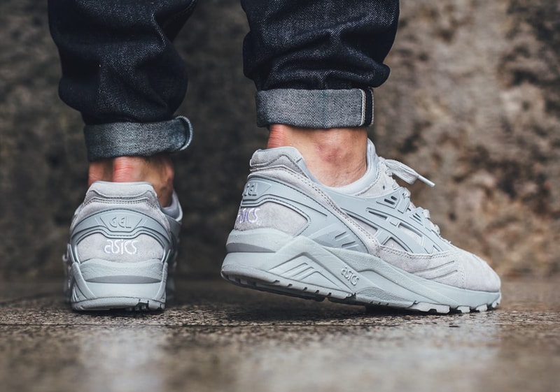 asics gel kayano trainer light grey
