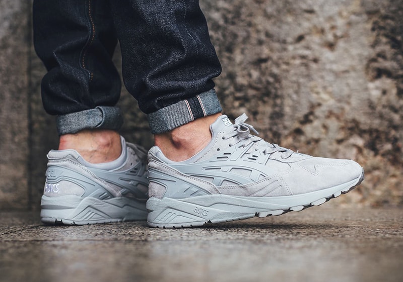 asics gel kayano trainer light grey