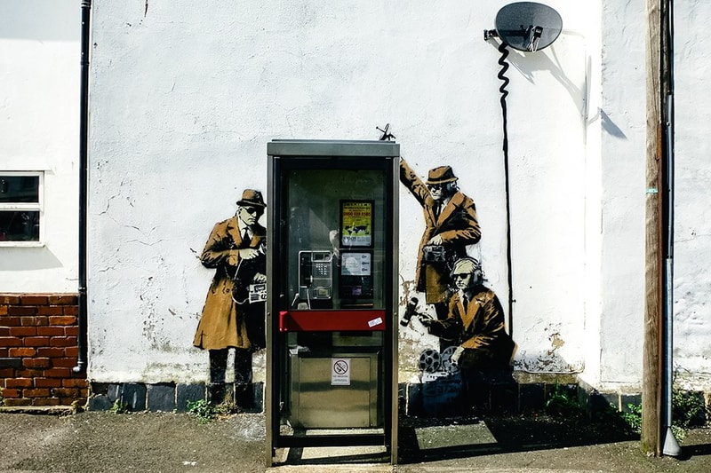 banksy spy booth house