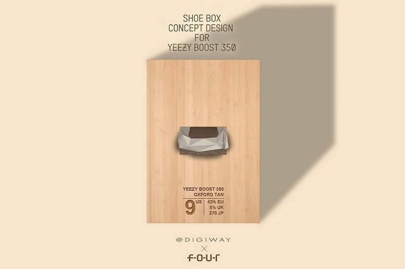 adidas Yeezy Boost 350 概念鞋盒設計