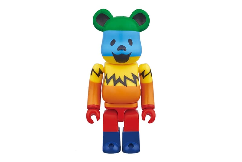 Grateful Dead x Medicom Toy 聯名 100% & 1000%「Dancing Bears」Bearbrick 玩偶