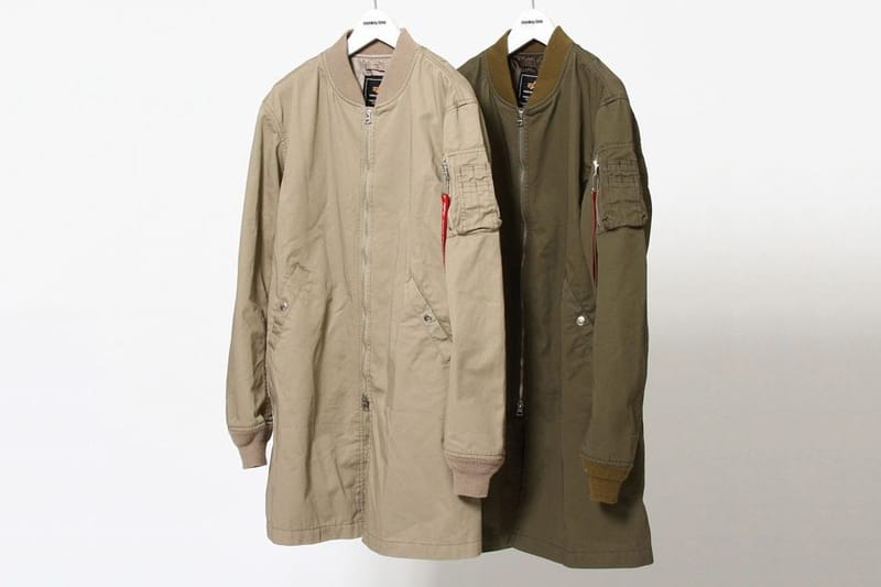 monkey time x Alpha Industries Elongated MA-1 外套
