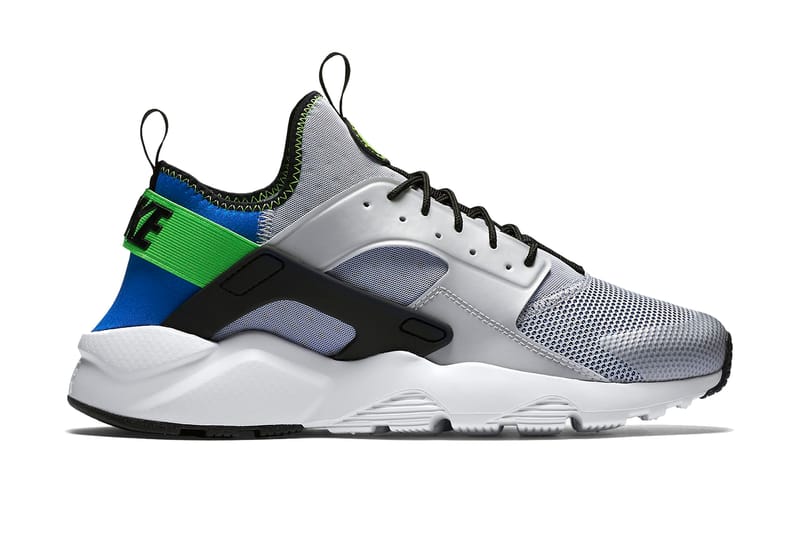 nike huarache ultra grey and white