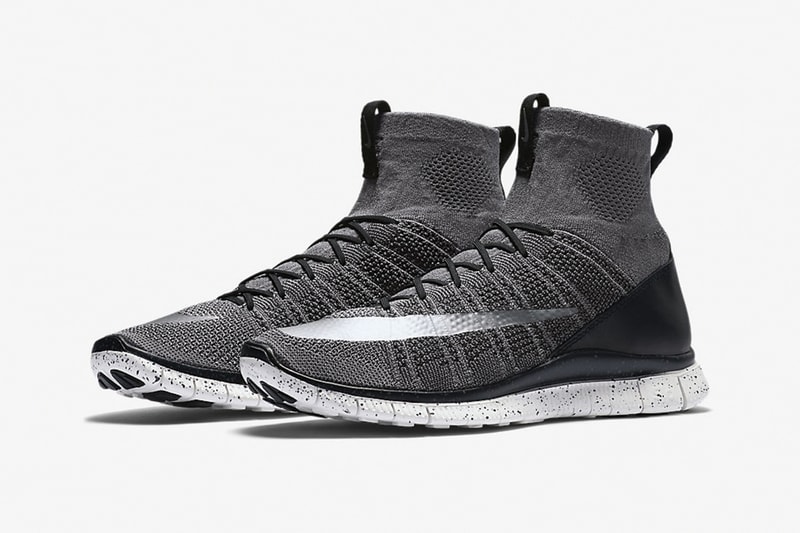 nike free flyknit mercurial superfly wolf grey dark grey hk launch