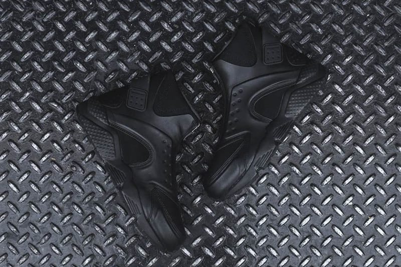 Nike WMNS Huarache Run Mid PRM 全黑配色