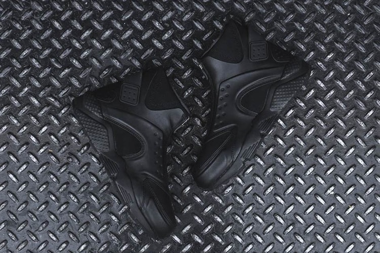 Nike WMNS Huarache Run Mid PRM 全黑配色