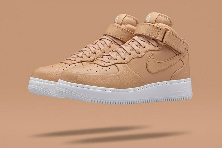 搶先預覽 NikeLab Air Force 1 Mid「Tan」配色