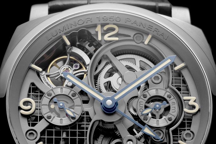 Panerai 推出 Lo Scenziato Luminor 1950 Tourbillon GMT Titanio 伽利略致敬版本
