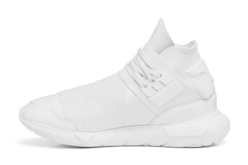 Y-3 Qasa High 全白配色設計