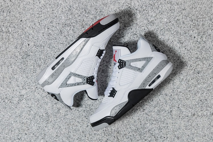 近賞 Air Jordan 4「White Cement」配色