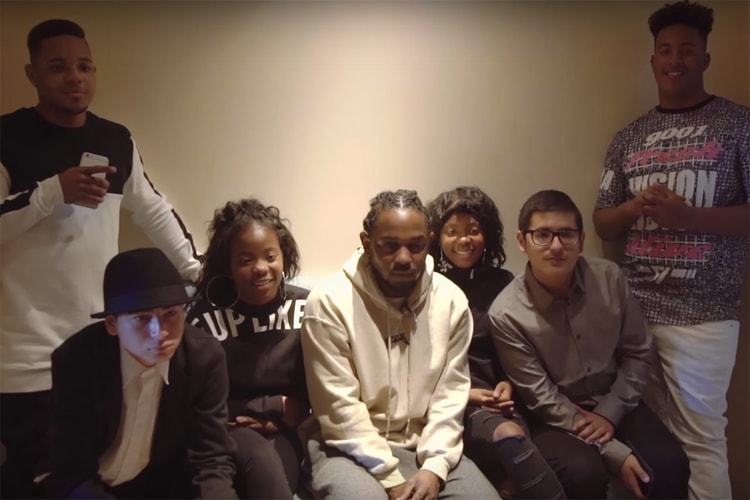 Kendrick Lamar 與 Compton 高中學生同慶 Grammy