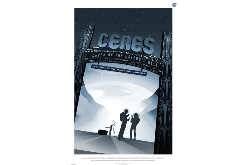 NASA JPL 打造未來星際旅行海報系列