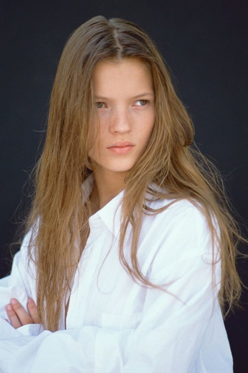 kate moss first modeling shoot by owen-scarbiena