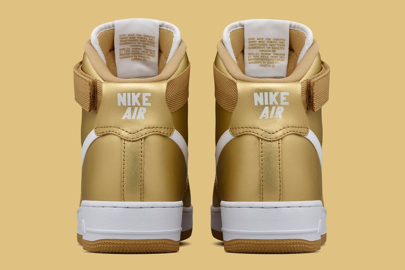 Nike Air Force 1 High「Metallic Gold」配色